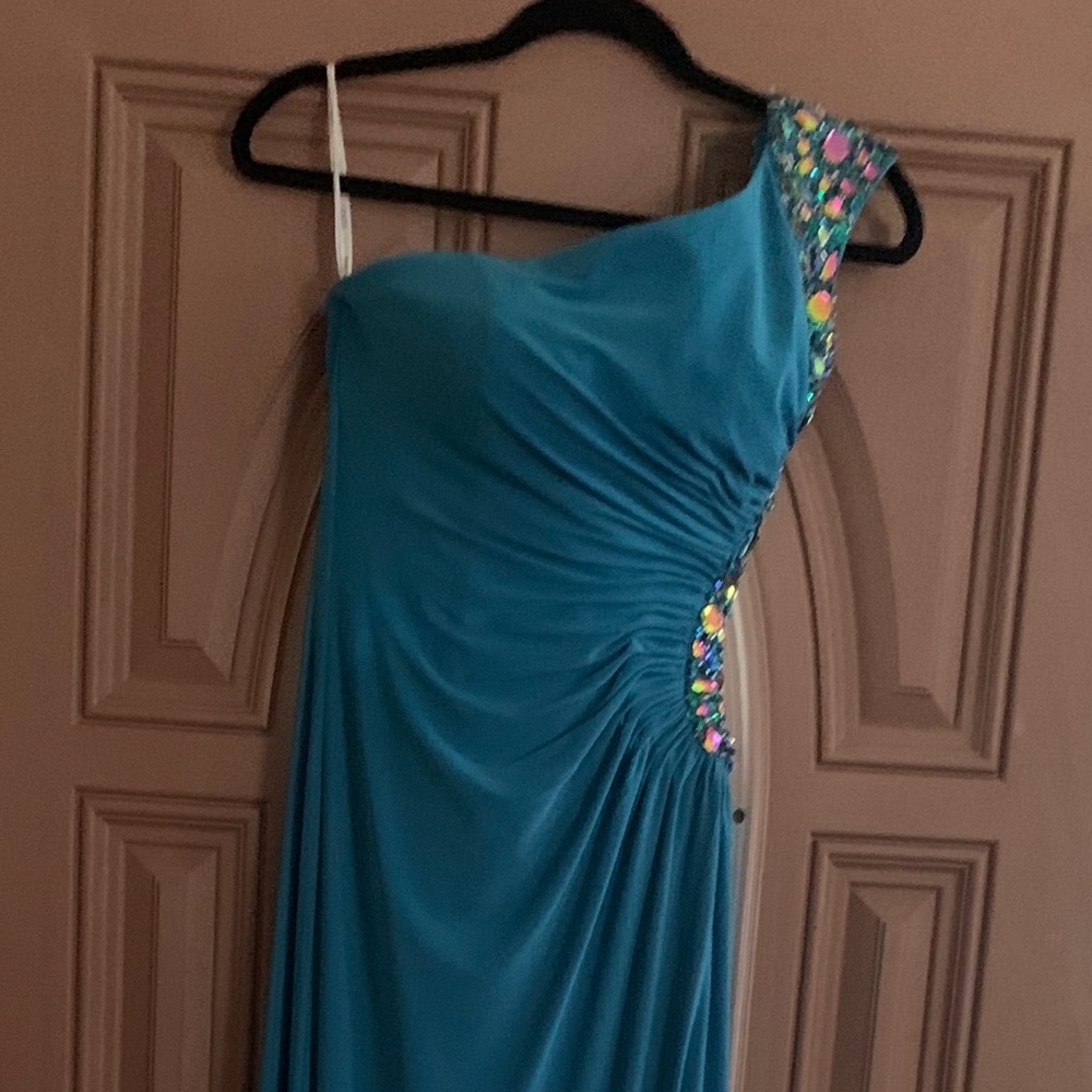 One Shoulder Formal Gown